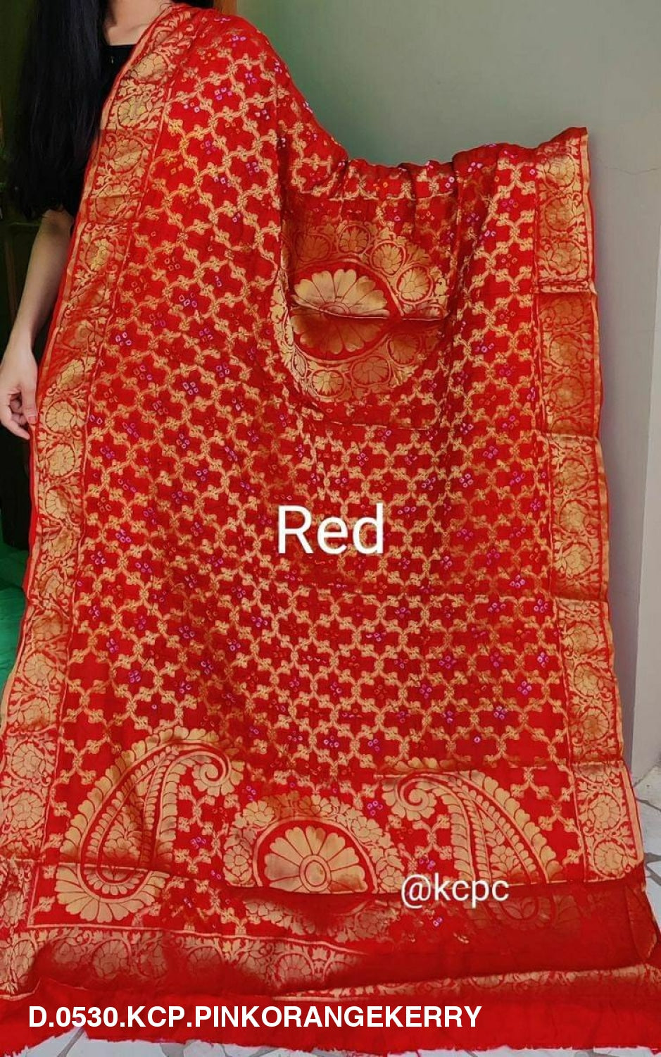 Banarasi Bandhej Gharchola Dupattas Or Kc Dupatta