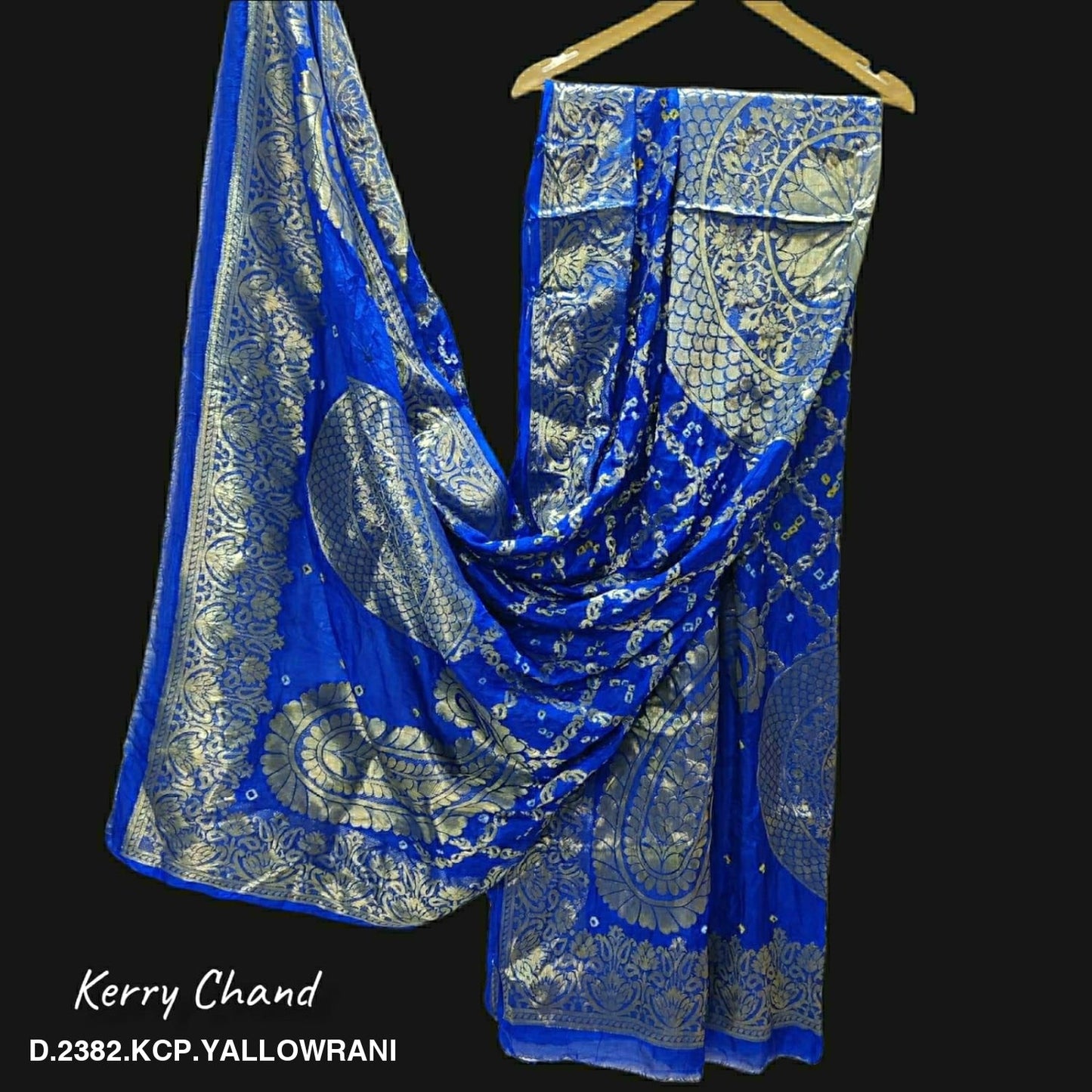 Banarasi Bandhej Gharchola Jangla Dupatta Kc Or