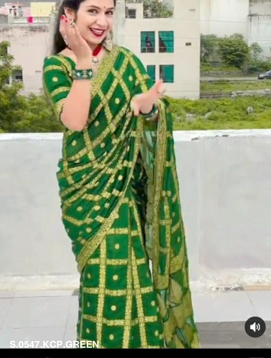 Banarasi Ghatchola Rajasthani Saree Ir Kcpc