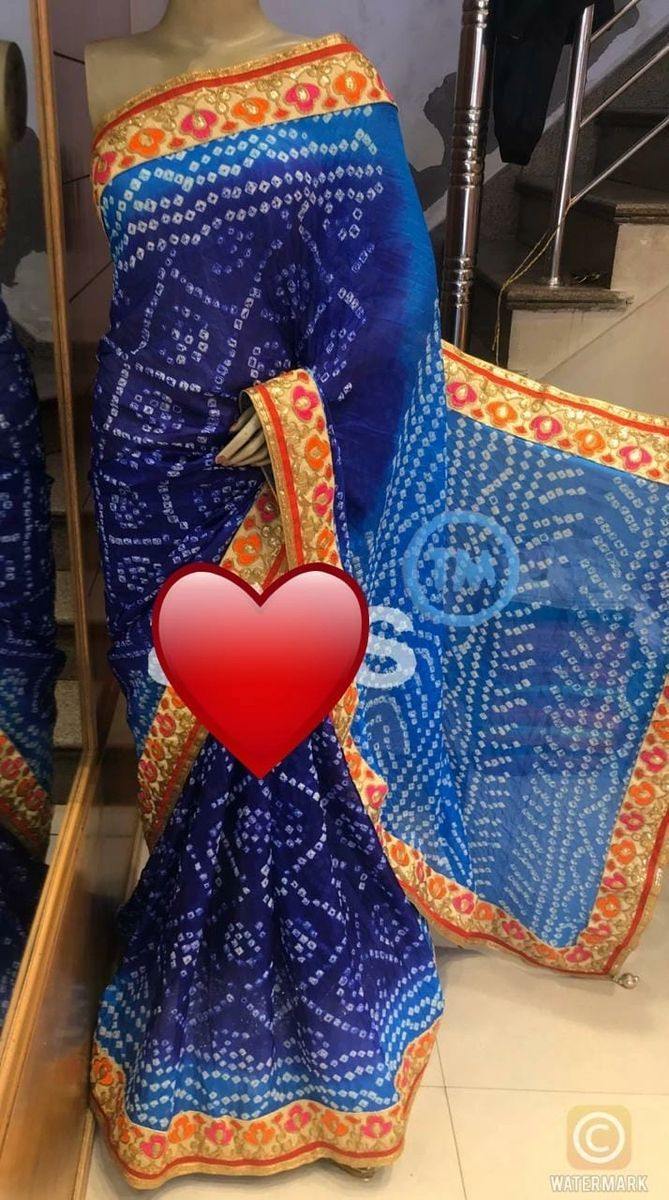 Bandhani silk gotapatti sarees ❤️ - KcPc Bandhani
