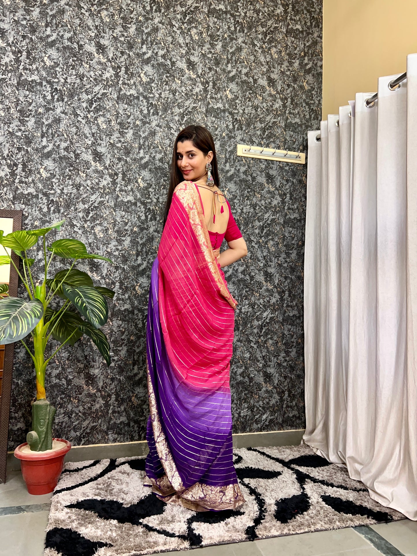 Pure georgette saree