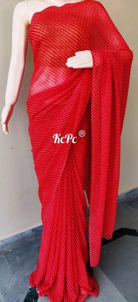 KcPc Original Mothda Leheriya Sarees - KcPc Bandhani