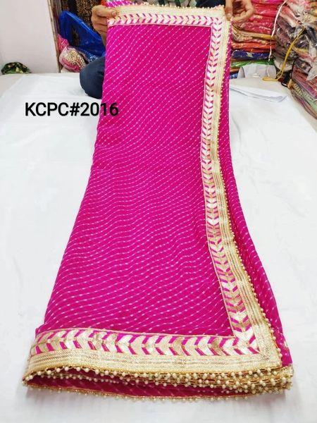 Buy Aman fashion Rajasthani Print chiffon jodhpuri dye lehariya with blouse  (UNSTICHED), at Amazon.in