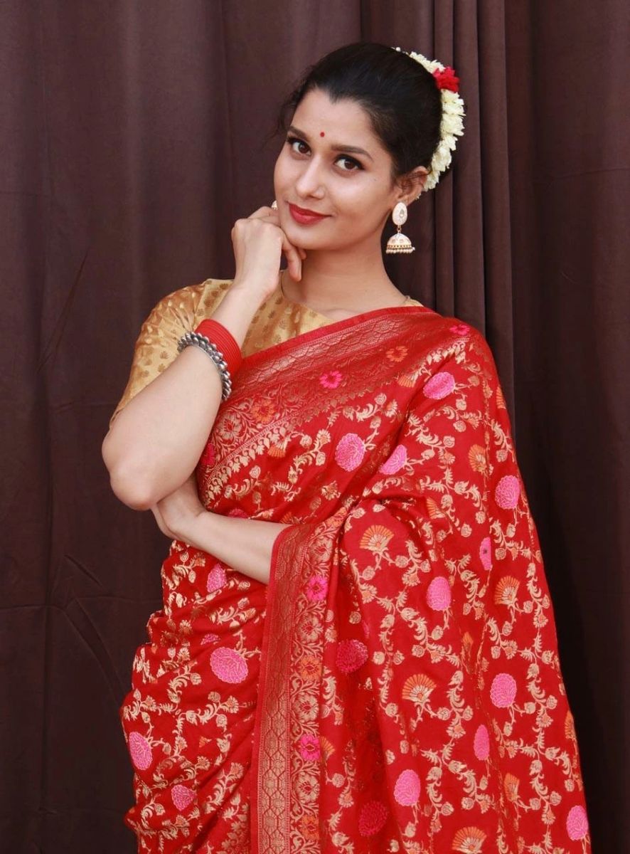 New Designer Banarasi Silk Sarees 💃🏻 - KcPc Bandhani