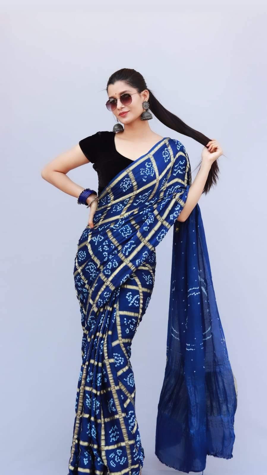 Pure Gazi Silk Gharchola Sarees* - KcPc Bandhani