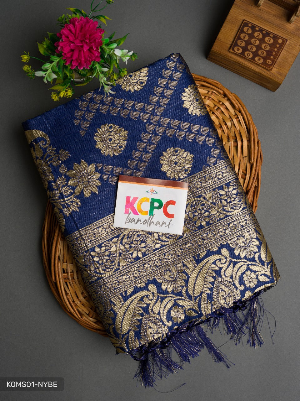 Latest Banarasi Zari Weaving Sarees Best Collection For Wedding Gift Or Kcpc Navy Saree