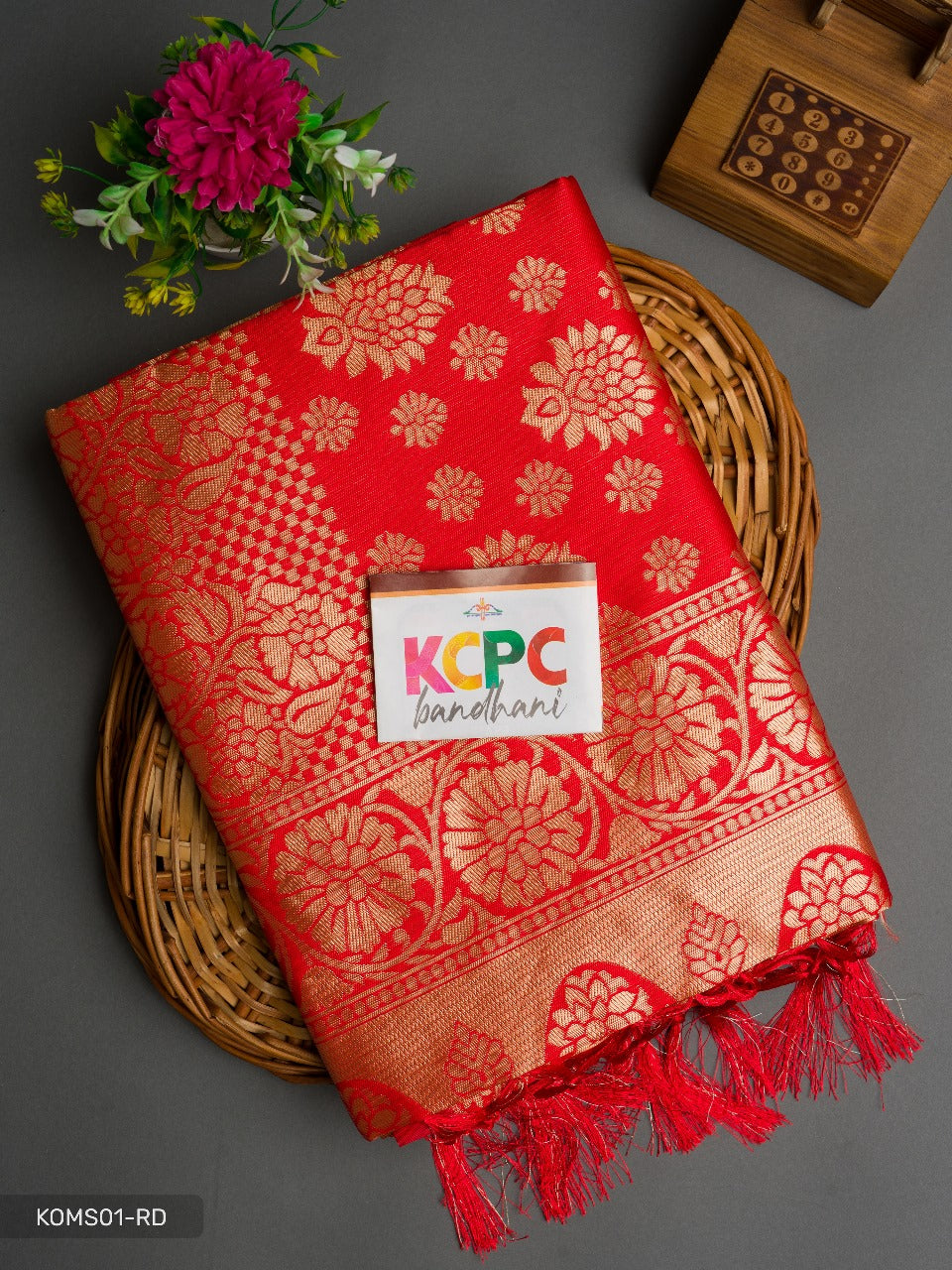 Latest Banarasi Zari Weaving Sarees Best Collection For Wedding Gift Or Kcpc Red Saree